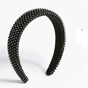 J. Crew Crystal Crown Puff Headband